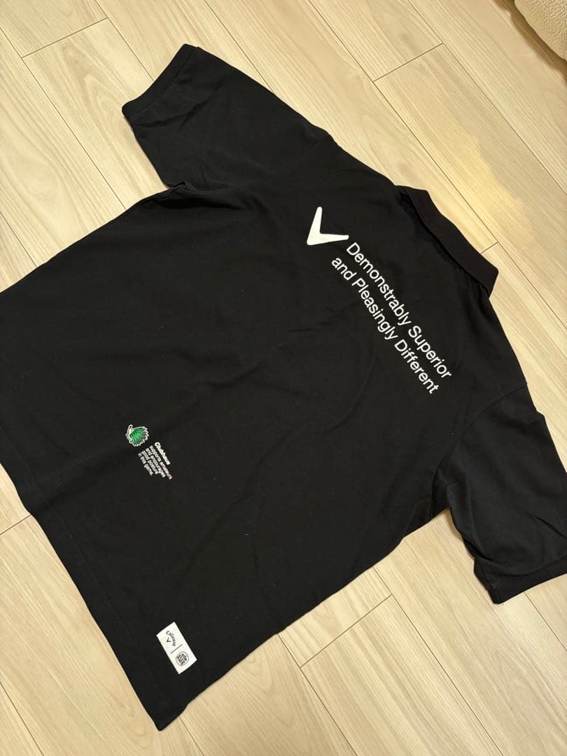 【限定】Callaway CLUBHAUS S/S Polo black コラボ