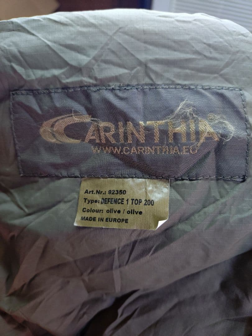 Carinthia Defence 1TOP200 寝袋