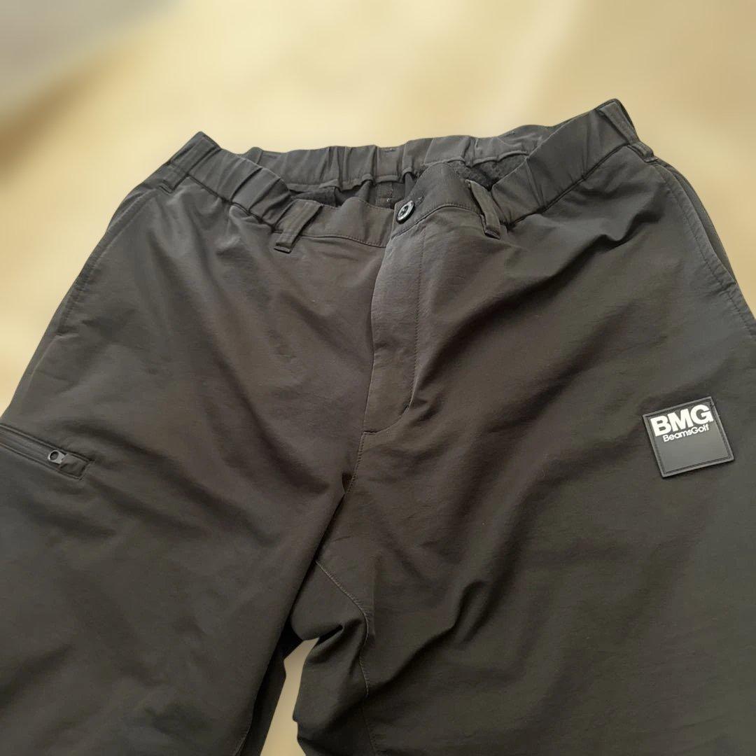 BEAMSGOLF BMG ブラックパンツ ウエストゴム