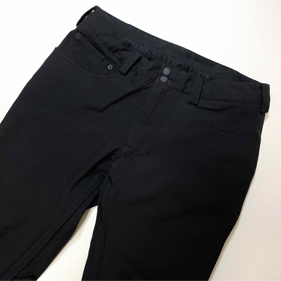 6711 【美品】バートン　パンツ　メンズ　無地　ブラック　スノボウェア