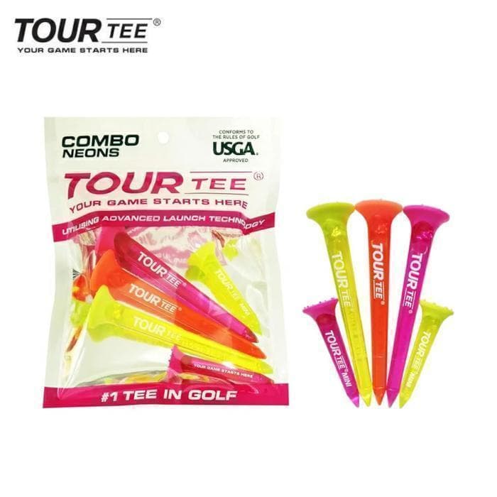 新品 TOUR TEE ツアーティー T-490 5本入り ネオンピンク