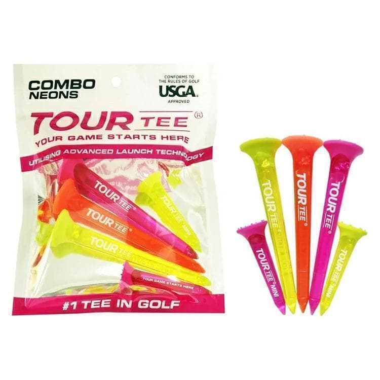 新品 TOUR TEE ツアーティー T-490 5本入り ネオンピンク