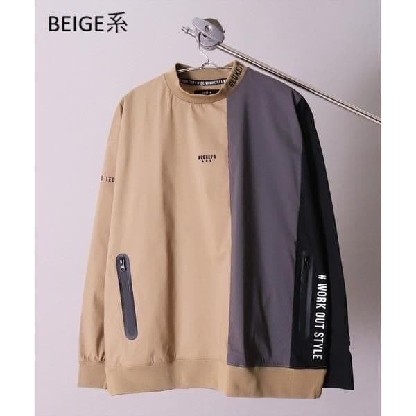 [サンプルSALE /D381 ] LUXE/R ナイロン布帛プルオーバー