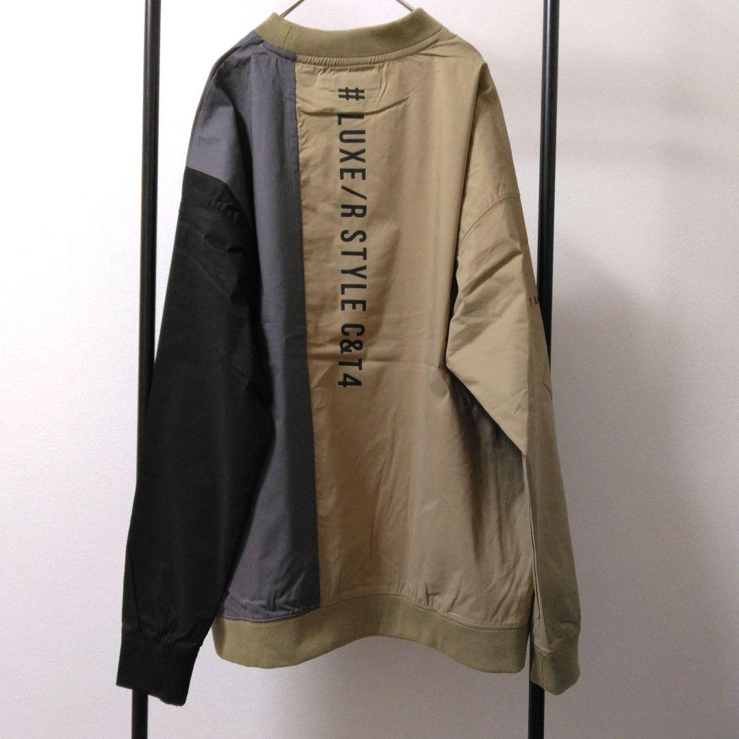 [サンプルSALE /D381 ] LUXE/R ナイロン布帛プルオーバー