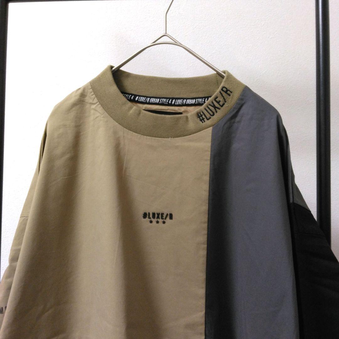 [サンプルSALE /D381 ] LUXE/R ナイロン布帛プルオーバー