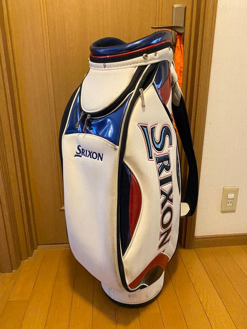 スリクソン　キャディーバック　赤白青