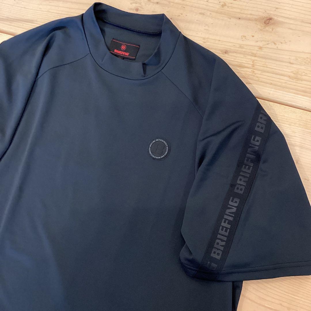 新品　正規品　BRIEFING BACK LOGO LINE HIGHNECK