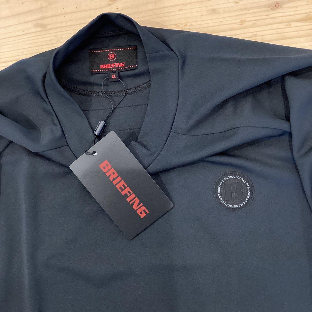 新品　正規品　BRIEFING BACK LOGO LINE HIGHNECK