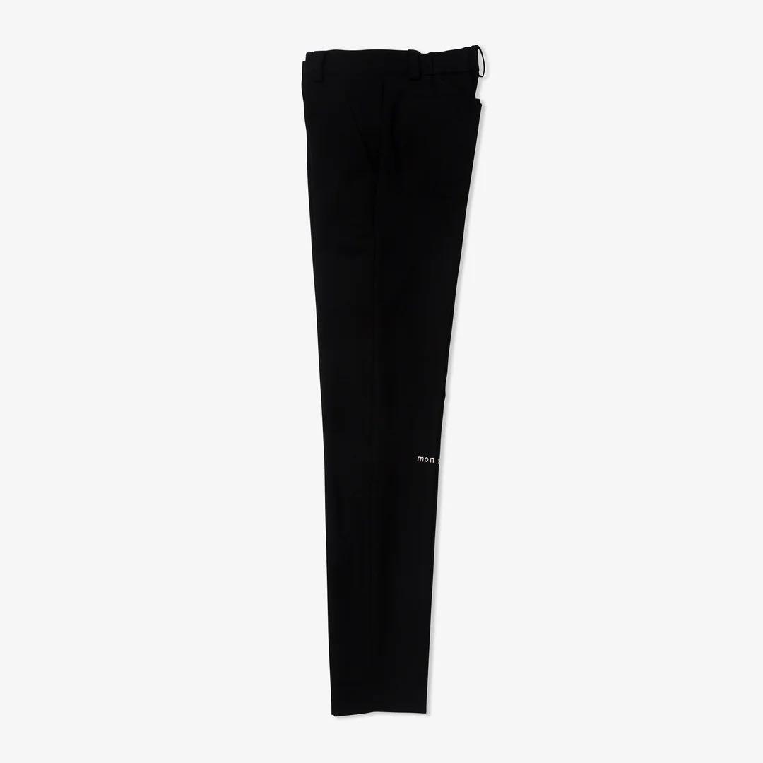 【新品　完売品】 monzee ストレッチパンツ　レディース　ブラックM