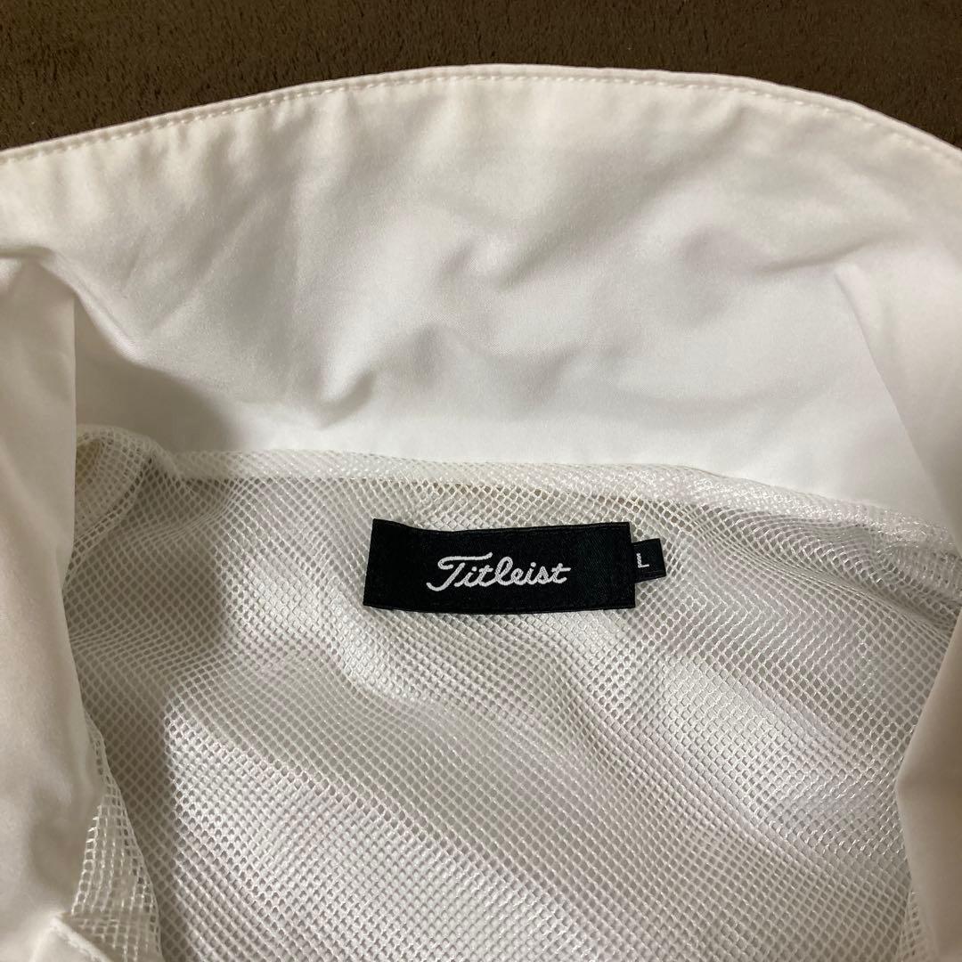 Titleist レインウェア Lサイズ ホワイト/ブラック