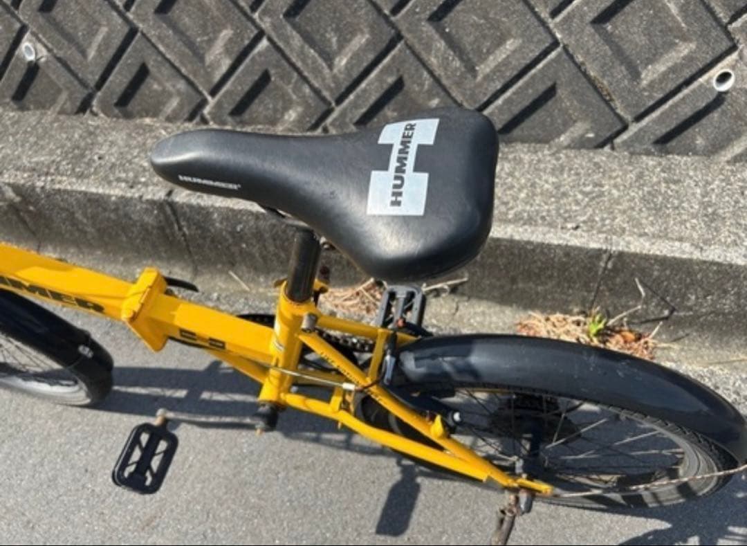 HUMMER 折りたたみ自転車 イエロー静岡県から