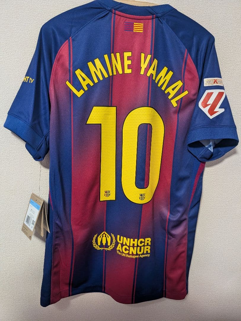 正規品　FC Barcelona 25/26　ヤマル　背番号10　Mサイズ