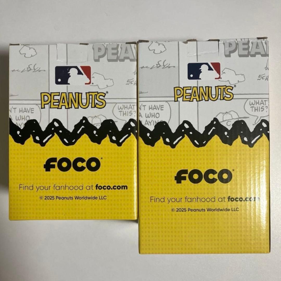 LAドジャース　優勝記念　FOCO スヌーピー ミニ・ビッグボブルヘッド　セット
