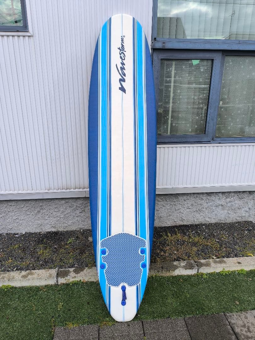 Wavestorm ロングボード 青と白のストライプ コストコ 札幌手渡し限定