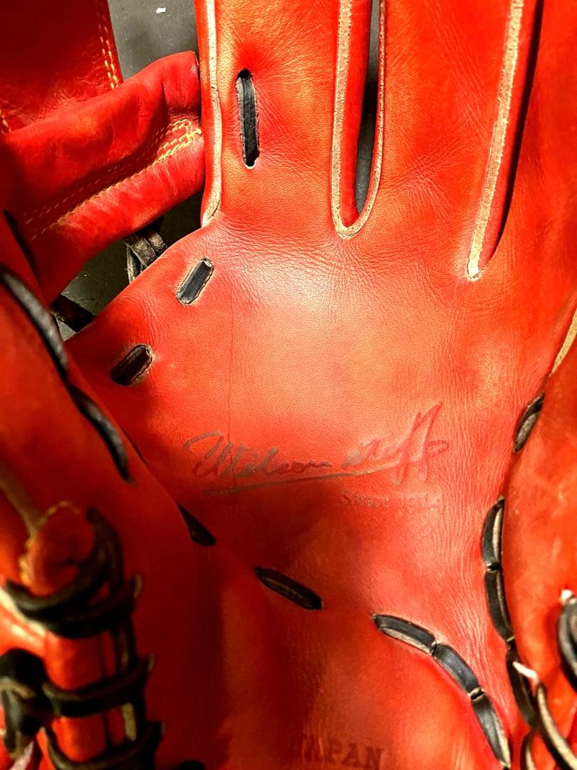 WILSON STAFF DUAL 内野手用 87型 Eオレンジ