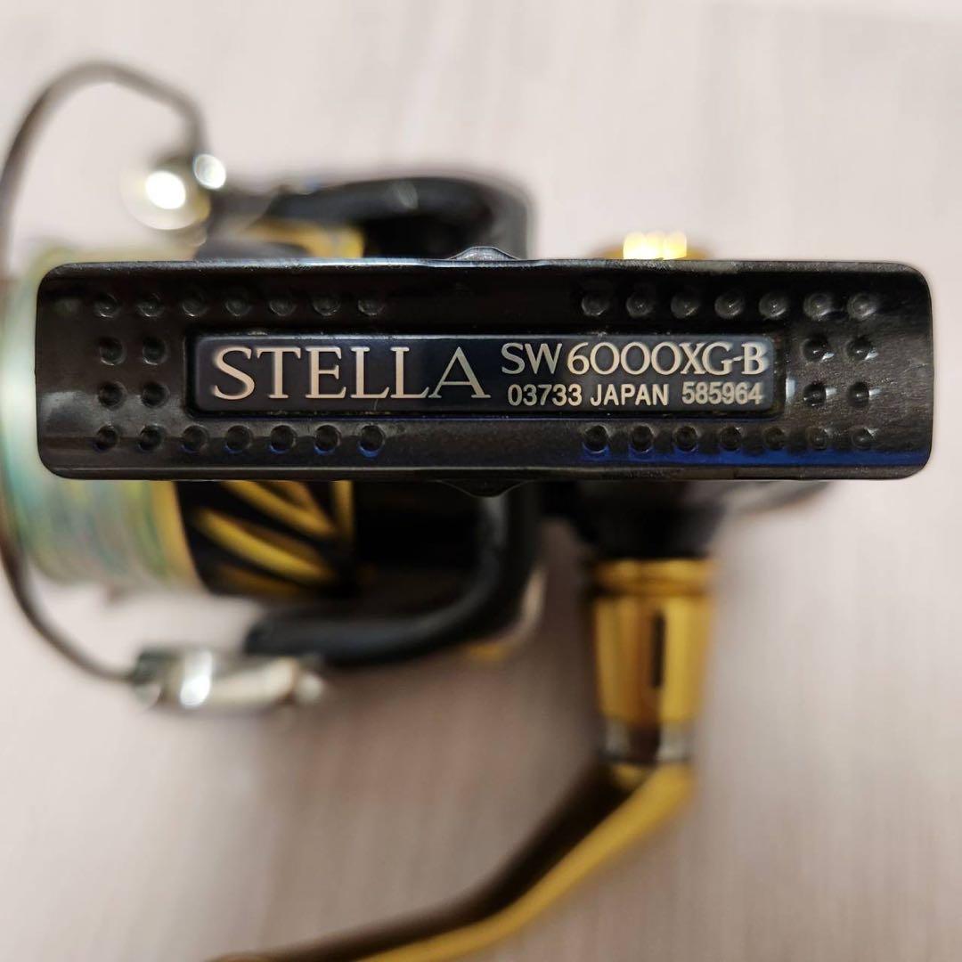 シマノ 13ステラSW 6000XG 夢屋パワーノブ付 ゴリ感シャリ感なし 美品