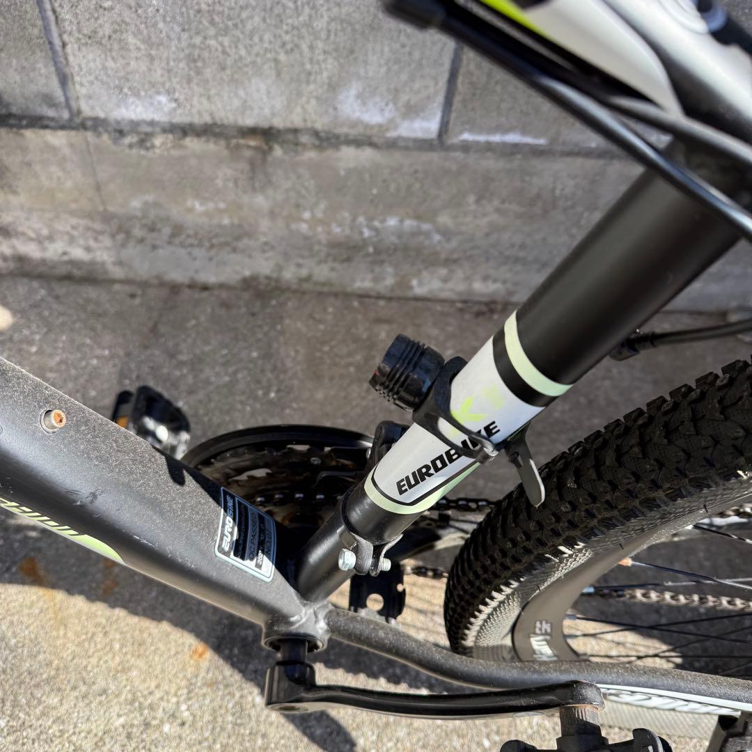 【引取/関東配送可】EUROBIKEマウンテンバイク 27.5インチ 21段変速