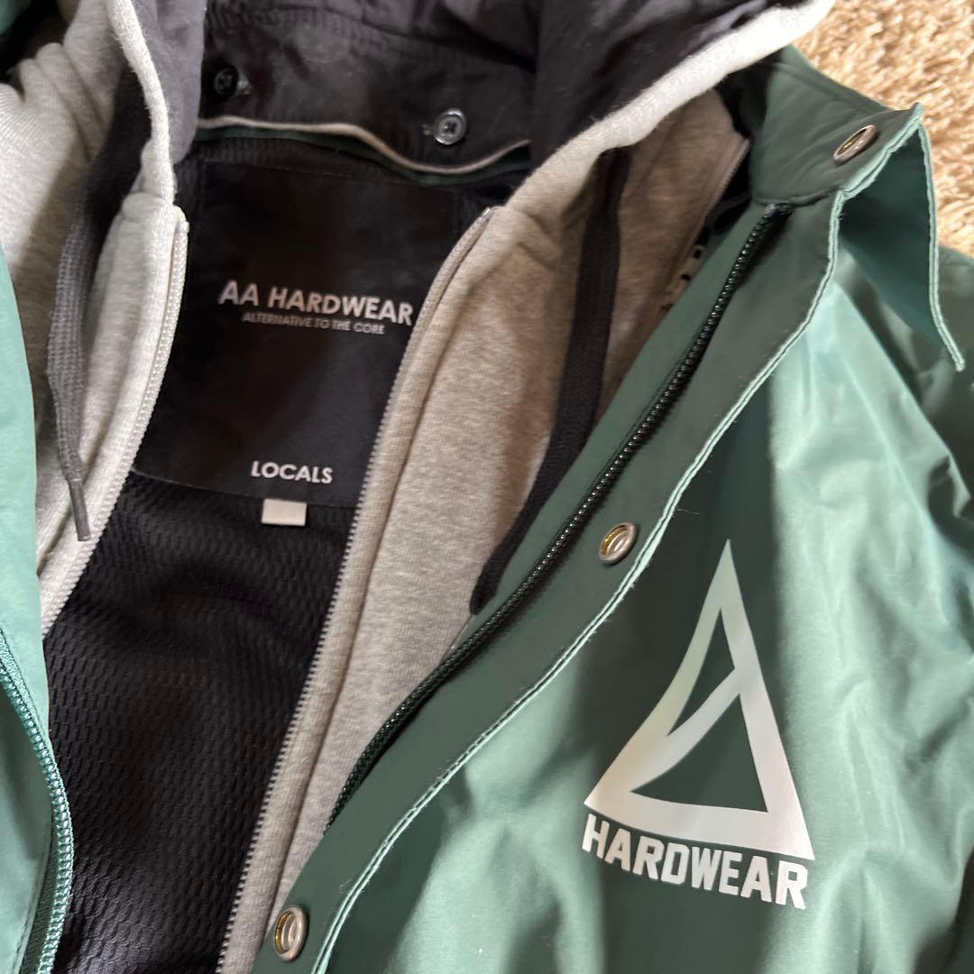 値下げ！スノボウェア スキーウェア HARDWEAR グリーンジャケット
