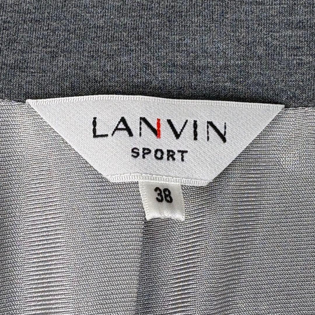 【極美品】ランバン　ワンピース　ゴルフウェア　秋冬　38サイズ　M相当　異素材