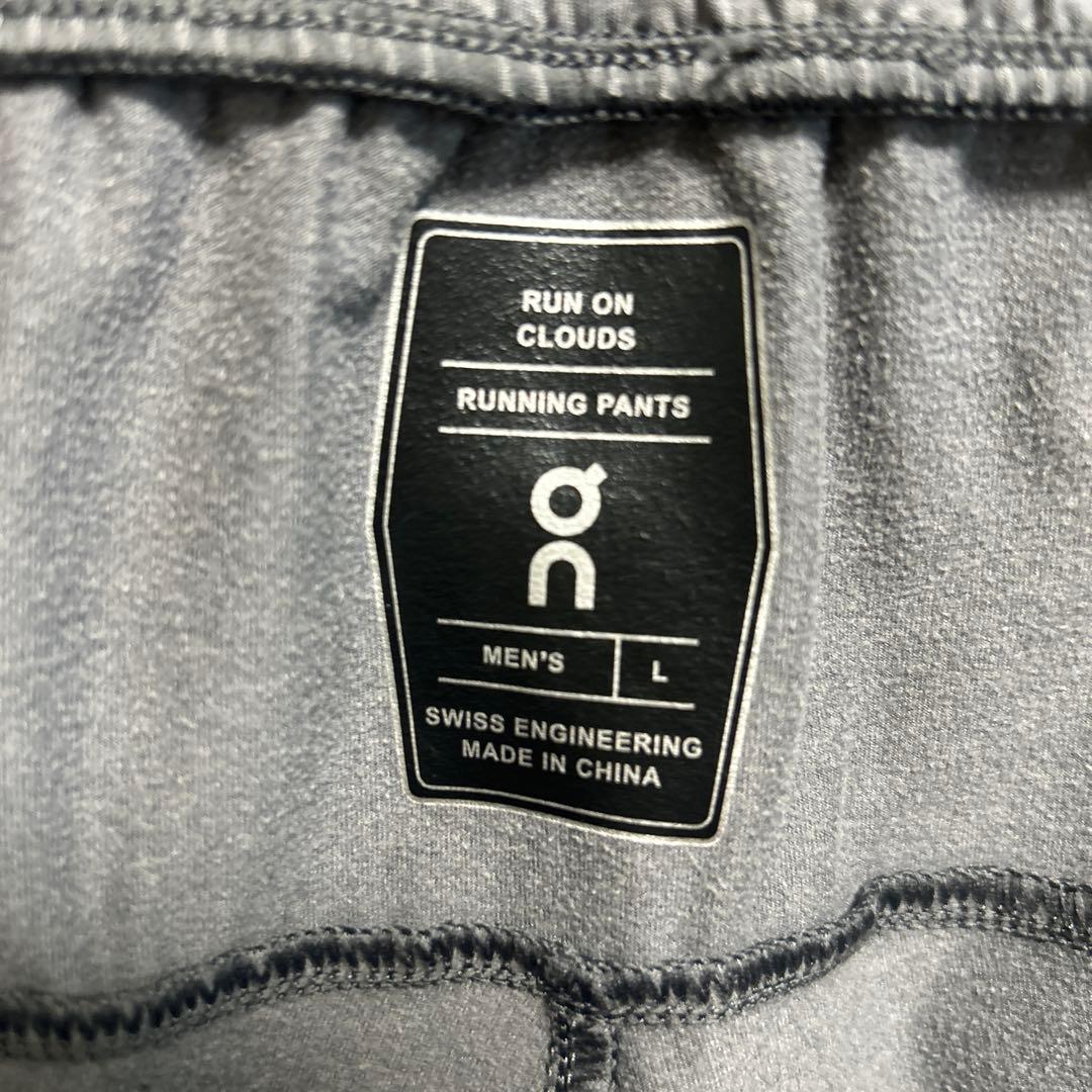 On RUNNING PANTS メンズ L グレー