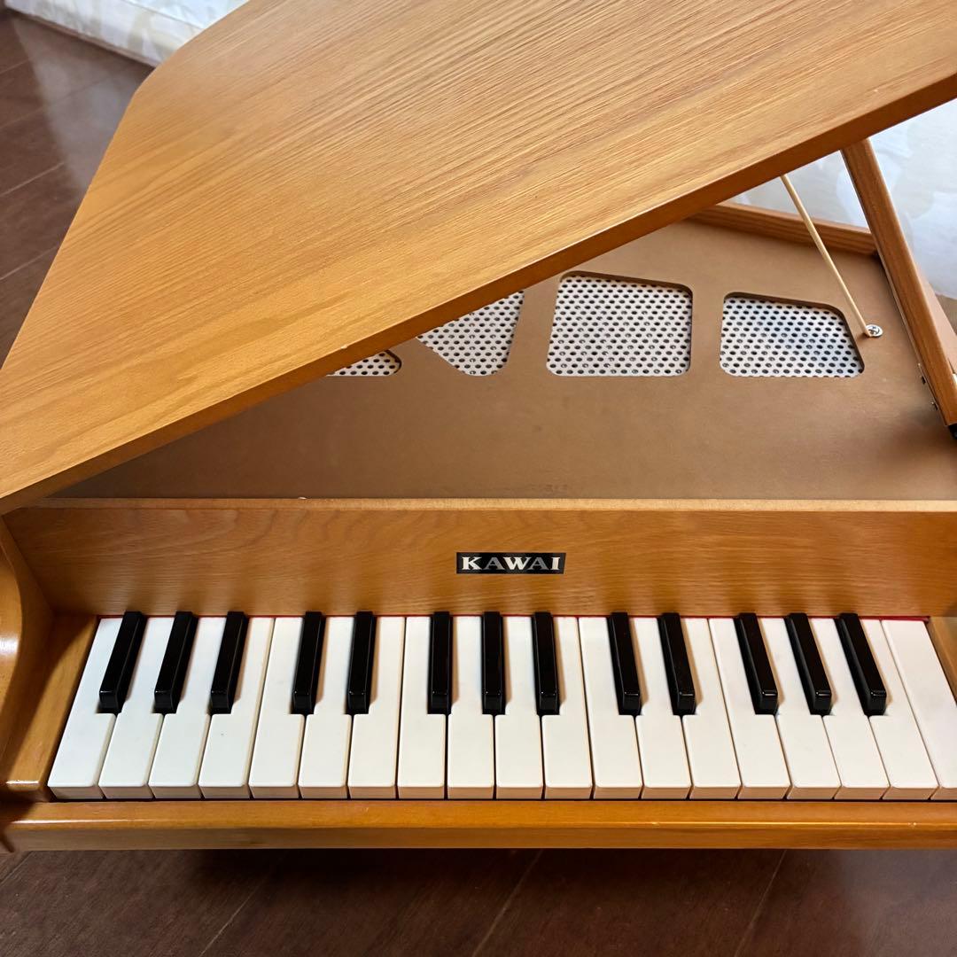 河合楽器KAWAI グランドピアノ ナチュラル　ミニ　トイ　おもちゃ　木製ピアノ
