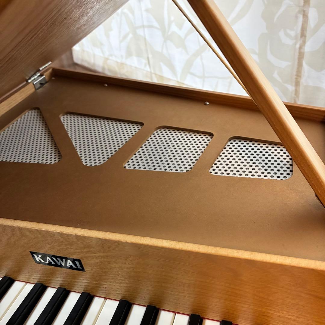 河合楽器KAWAI グランドピアノ ナチュラル　ミニ　トイ　おもちゃ　木製ピアノ