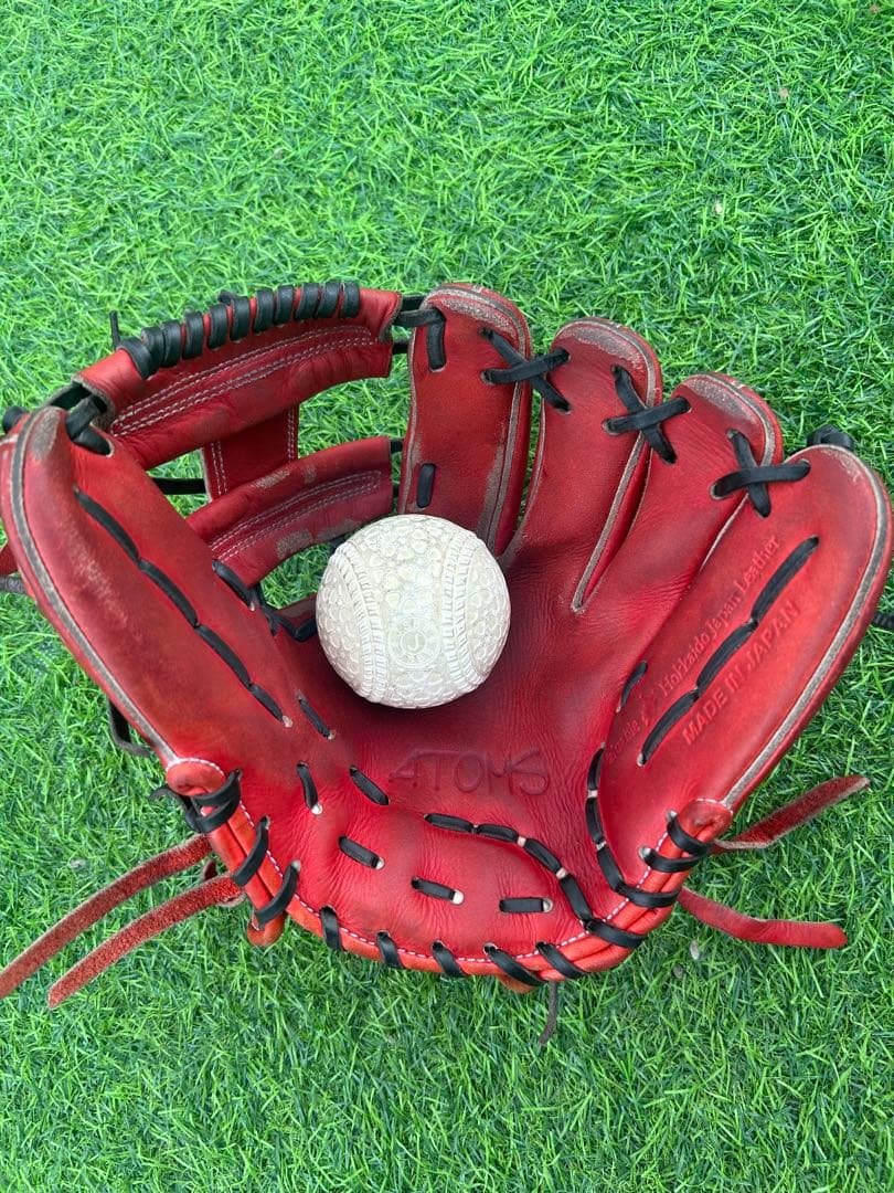 アトムズ　少年硬式　内野手用　グローブ