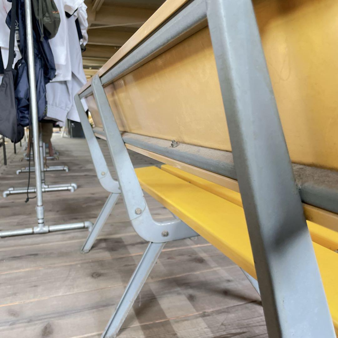 【レトロ】テニス観戦ベンチ 150cm 業務用 the match