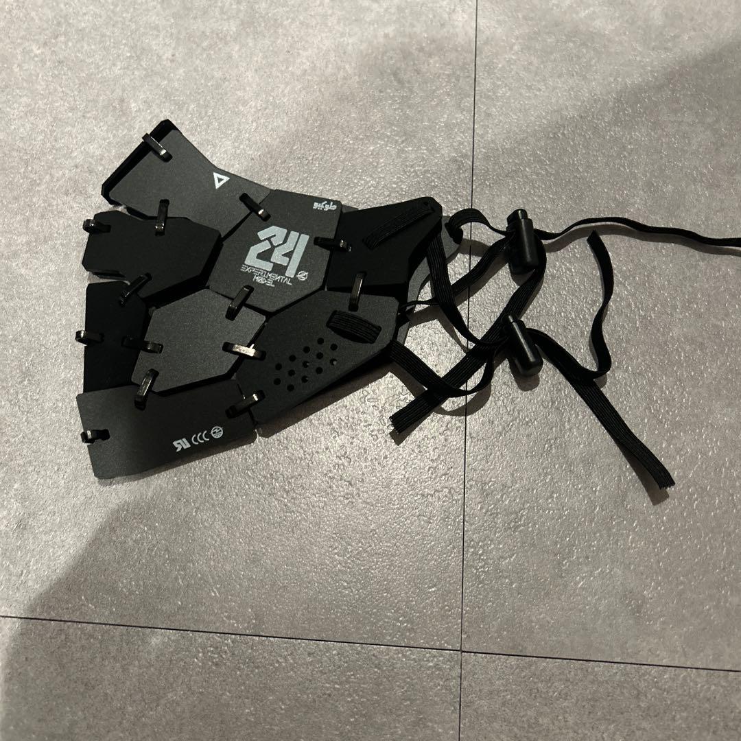 【中央町戦術工芸】装甲マスクユニットmk24 BLACK Lサイズ