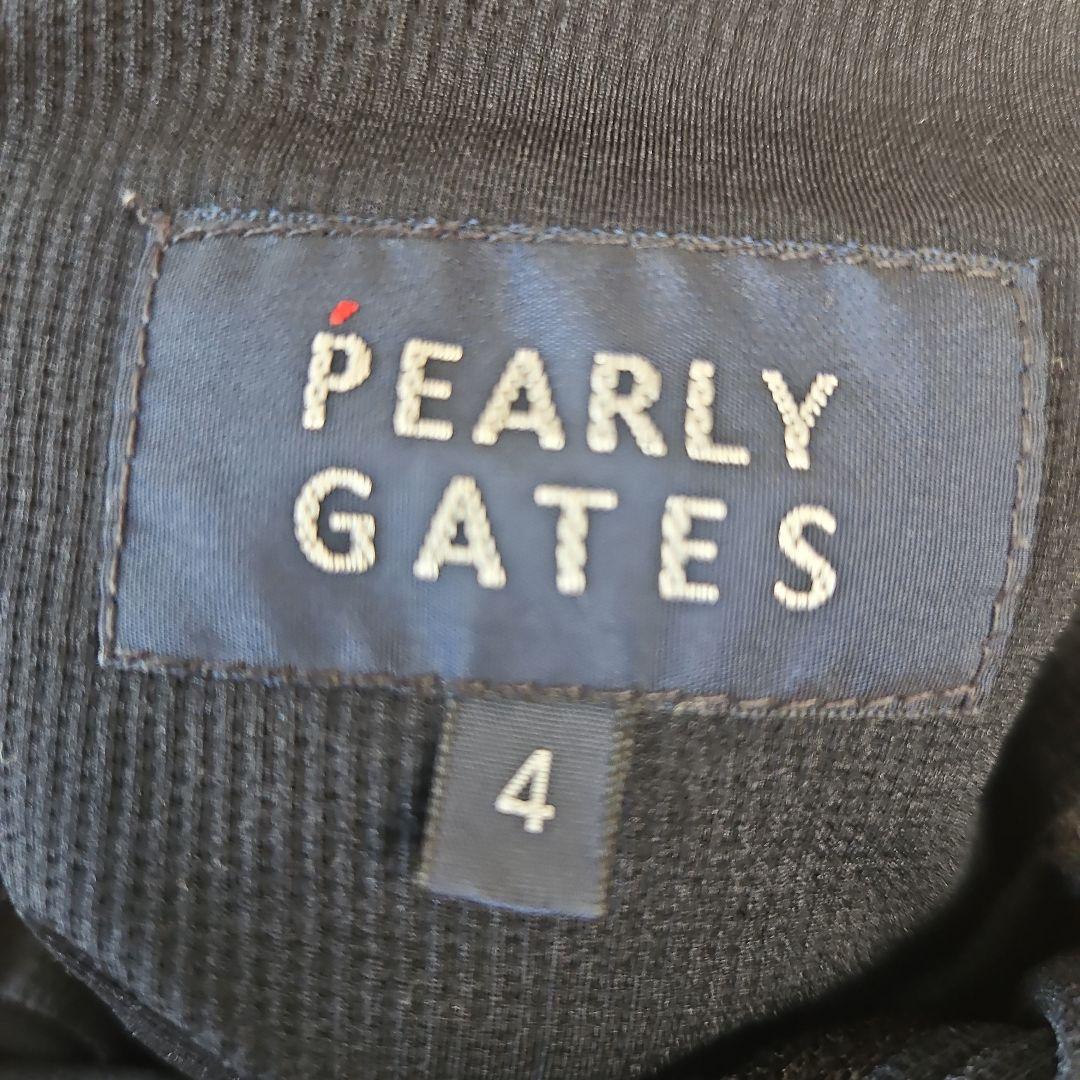 PEARLY GATES 黒パンツ PGロゴ