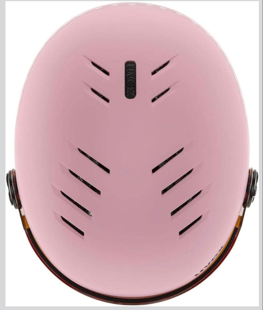 uvex子供用スキースノーボードバイザーヘルメットダイヤル式サイズ調整51-55