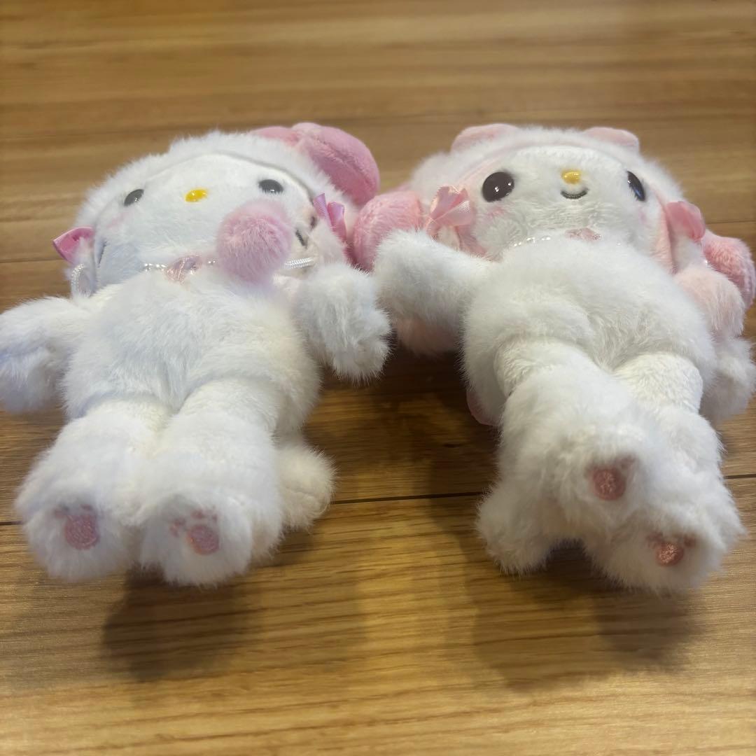 【限定ショッパー付】Sanrio原宿店限定マスコット ハローキティ&マイメロディ