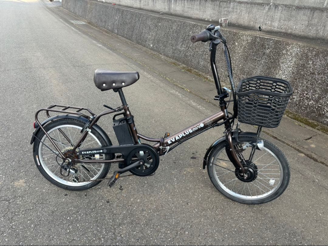 折りたたみ電動アシスト自転車美品　SAIMOTO EVAPLUS エヴァプラス