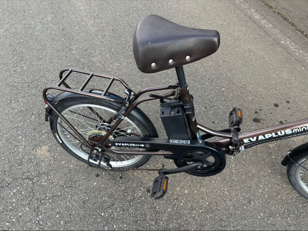 折りたたみ電動アシスト自転車美品　SAIMOTO EVAPLUS エヴァプラス
