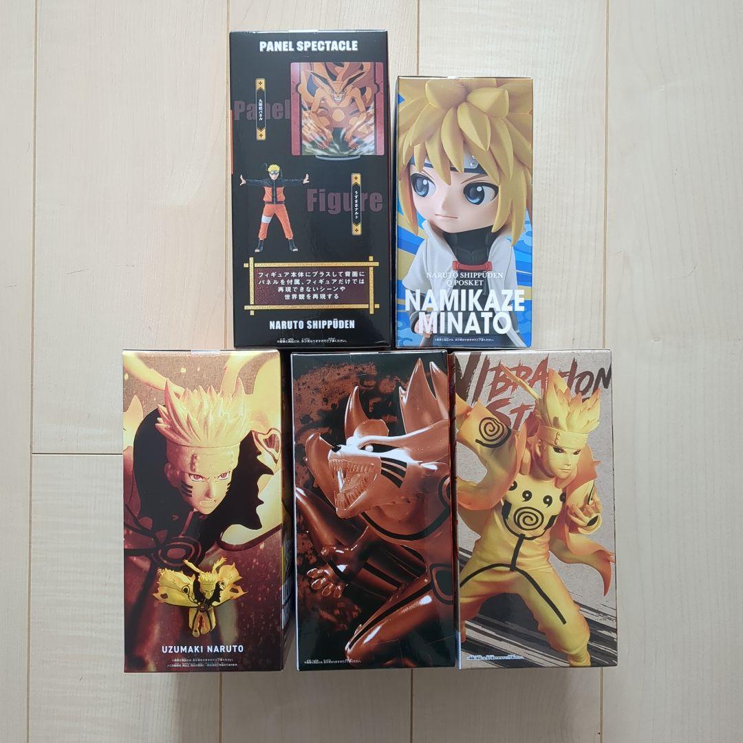 ナルト ミナト 九喇嘛 フィギュアセット 5点
