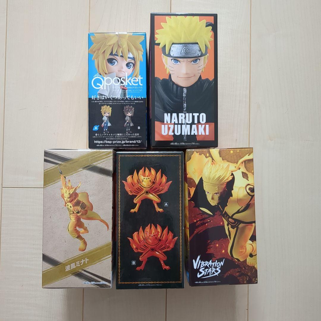 ナルト ミナト 九喇嘛 フィギュアセット 5点
