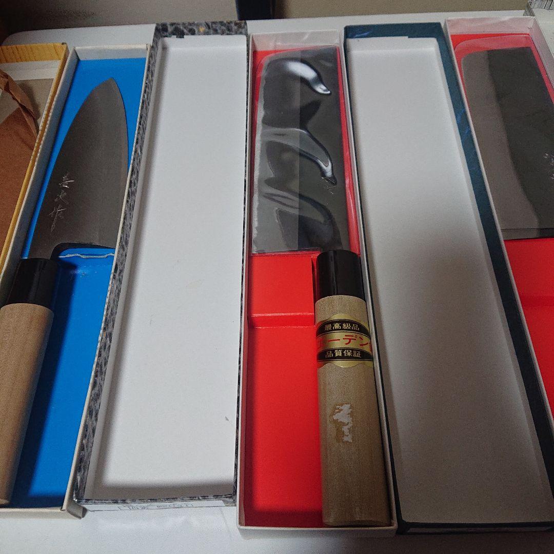 未使用品　包丁4本セット　メーカー入り　キッチン用品　料理器具　スウェーデン鋼