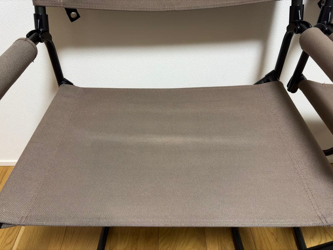 スノーピーク　FDチェアワイド グレー LV-077GY　2脚セット　①