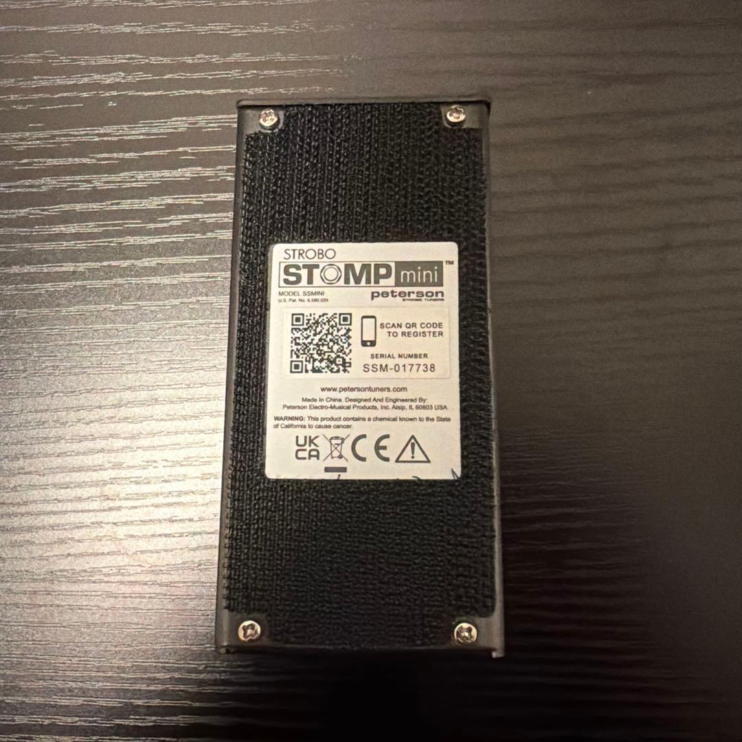 ギター peterson STROBO STOMP mini