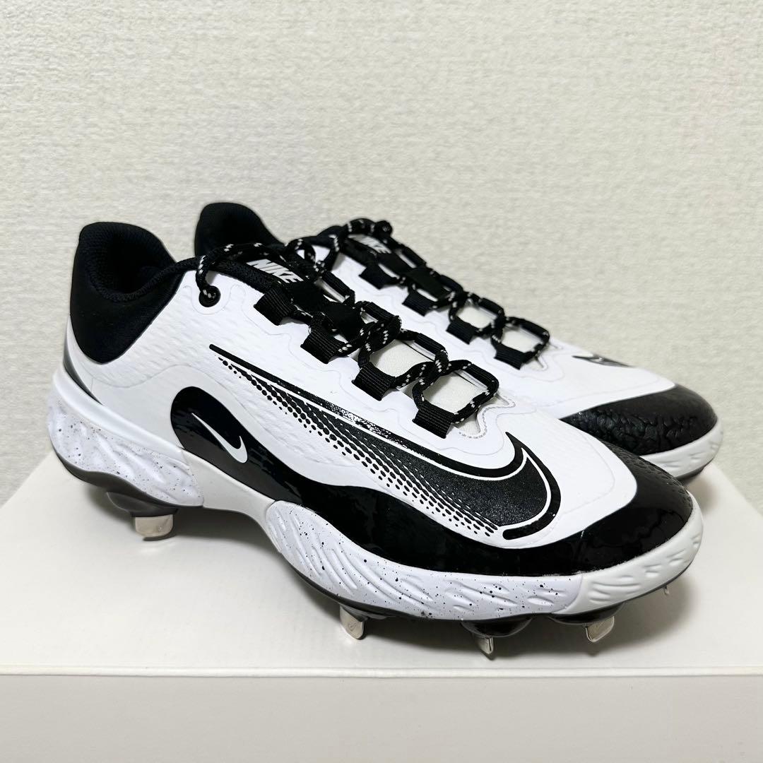 ナイキ 金具 アルファ ハラチ エリート 27 野球 スパイク 靴 シューズ 白
