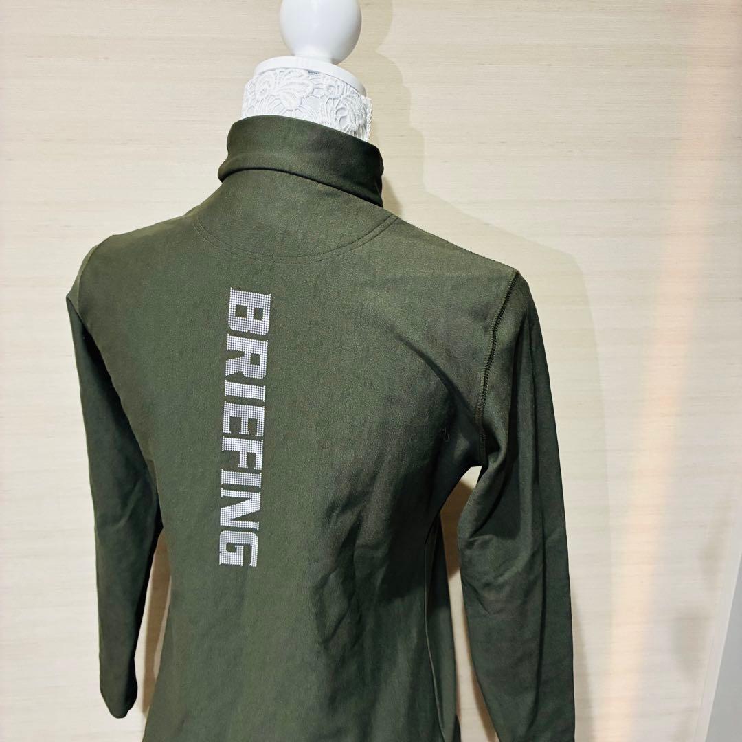 未使用級　BRIEFING ブリーフィング　バッグロゴ　デカロゴ　ハイネック