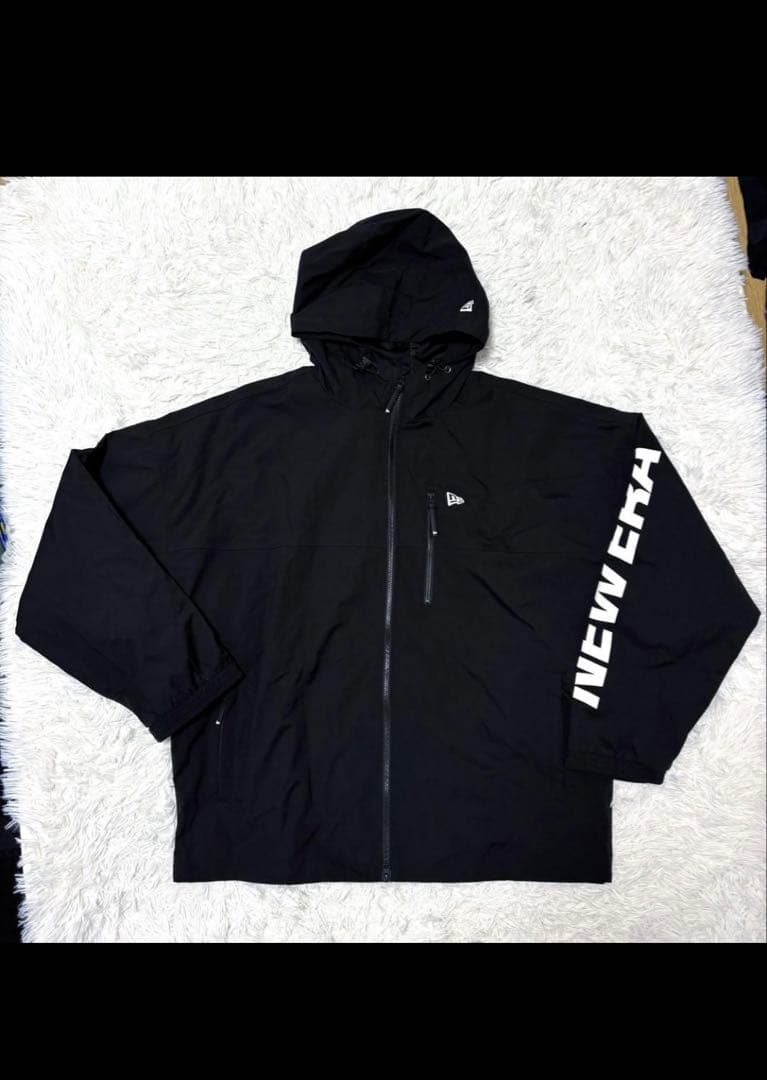ニューエラゴルフ ブルゾン ジップ 厚手 ナイロン メッシュ パーカー