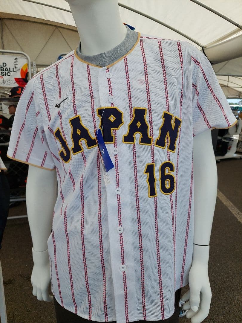 大谷翔平　侍JAPAN2026年WBCユニフォーム背番号 16番 Lサイズ