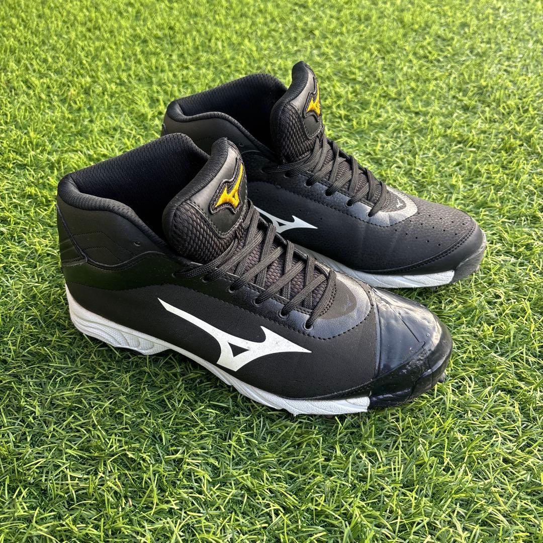 Mizuno Pro スパイク 黒/白