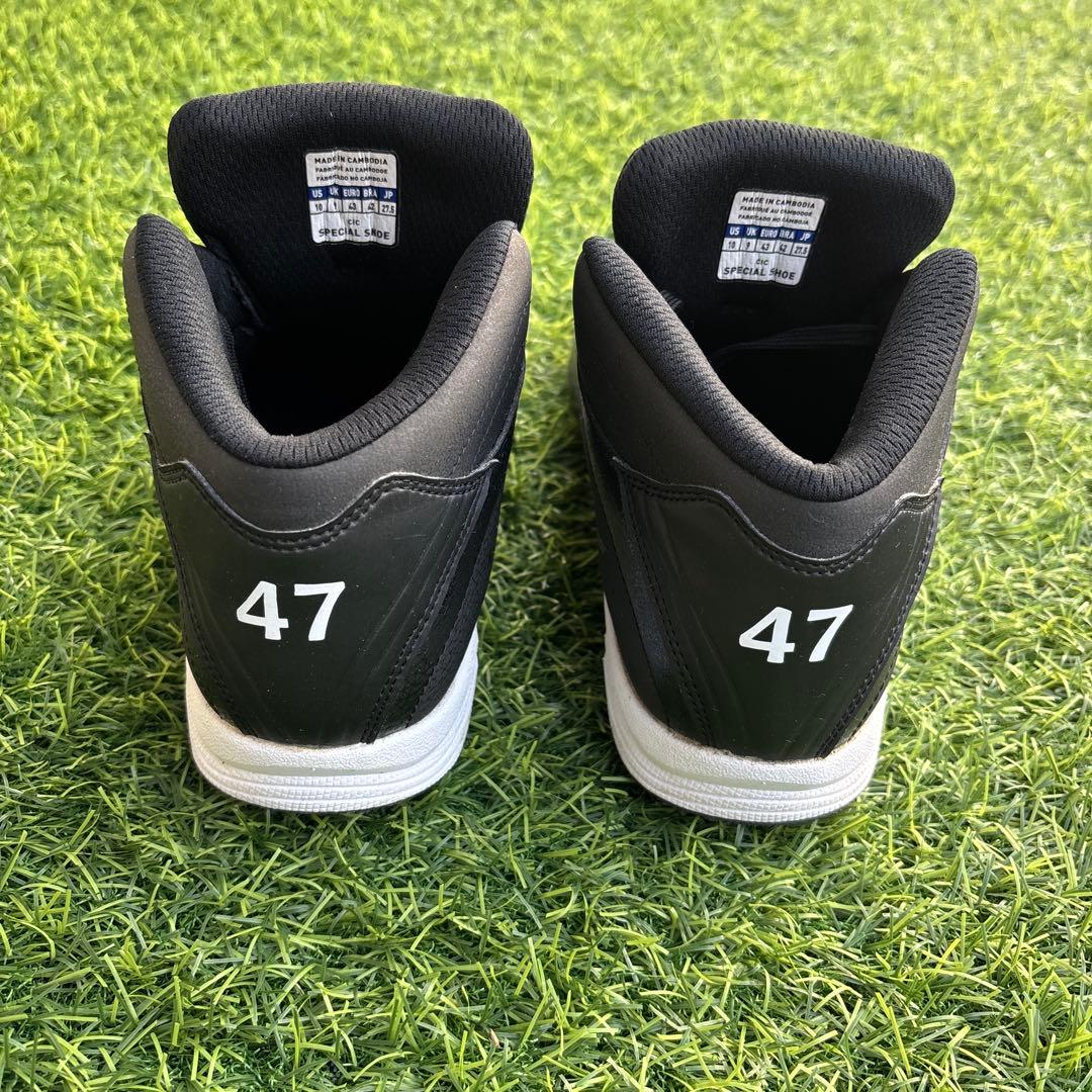 Mizuno Pro スパイク 黒/白