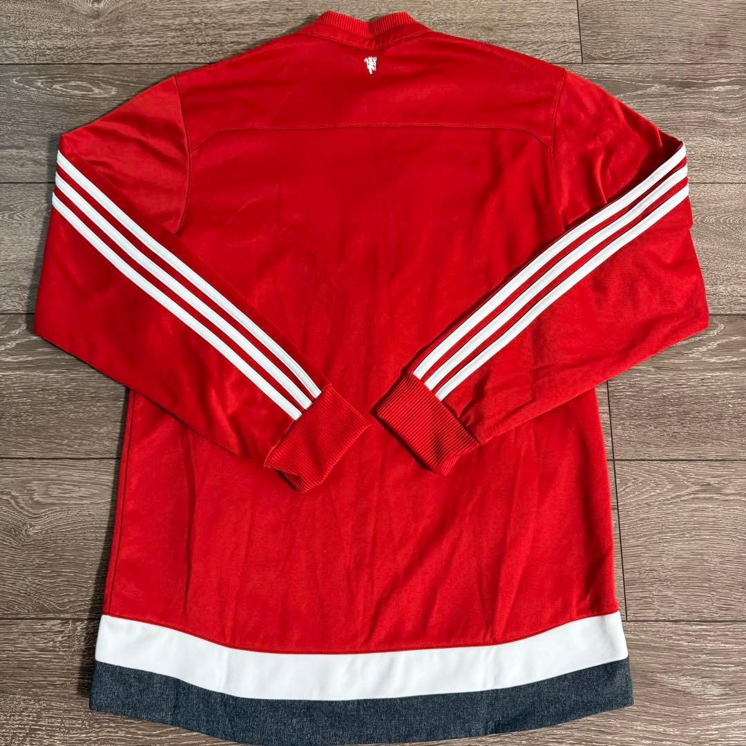 超美品 adidas マンチェスター・ユナイテッドFC トラックジャケット L