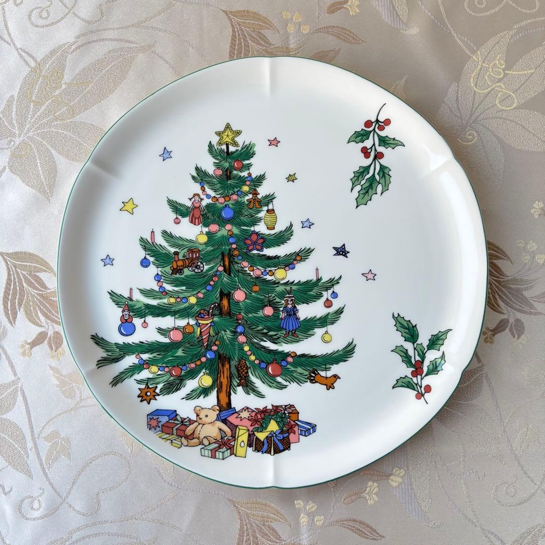 ニッコー　NIKKO クリスマスプレート　29.5㎝ 30㎝ 2枚セット