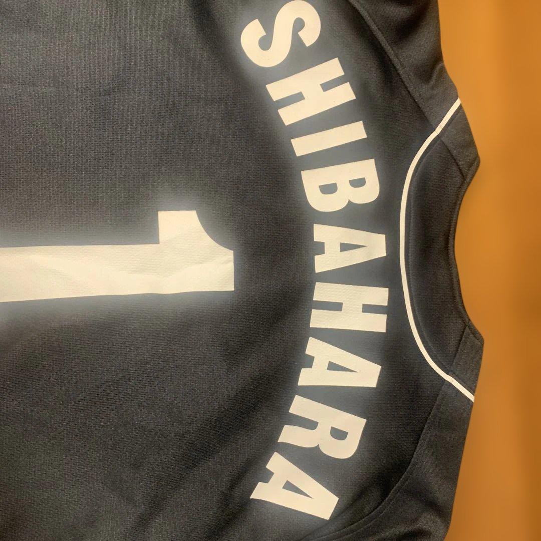 福岡ダイエーホークスユニフォーム SHIBAHARA 1 黒 半袖