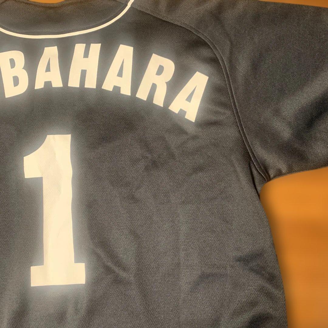 福岡ダイエーホークスユニフォーム SHIBAHARA 1 黒 半袖