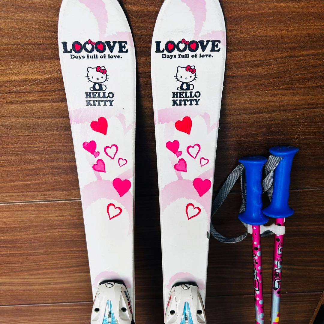 LOOOVE ハローキティ スキー板 108cm